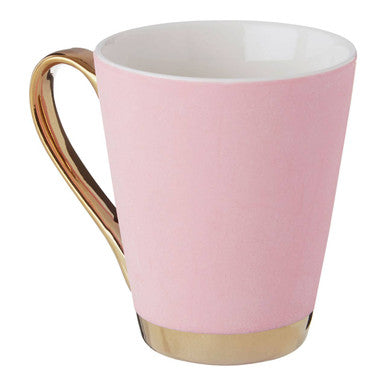Frosted Deco Pink Monogram Mug M