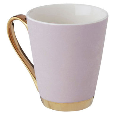 Mimo Pastel Pink Frosted Deco K Letter Monogram Mug