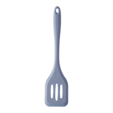 Zing Light Blue Silicone Slotted Turner