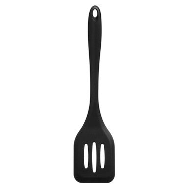 Zing Black Silicone Slotted Turner