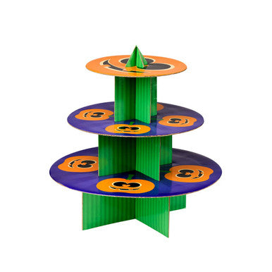 Halloween Pumpkin 3 Tier Cake Stand