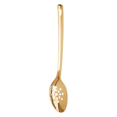 Freya Gold Finish Slotted Spoon