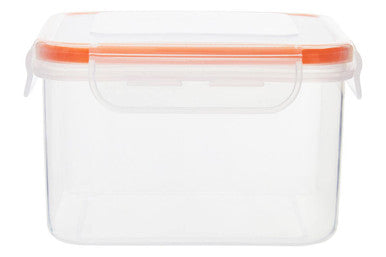 Herrela 4Pc Square Food Containers With Airtight Lids