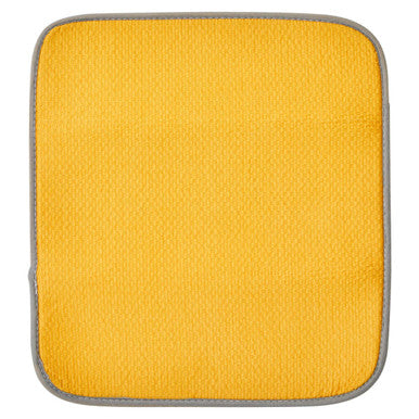 Sinkside Dish Drying Yellow Mat