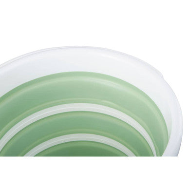 Averill Green White Collapsible Bucket
