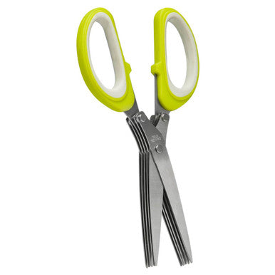 Lime Green And White Herb Scissors