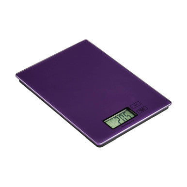 Zing Purple Glass Kitchen Scale
