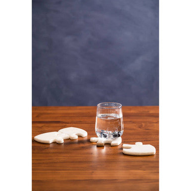 Kindia Set Of 4 Marble Jigsaw Coasters