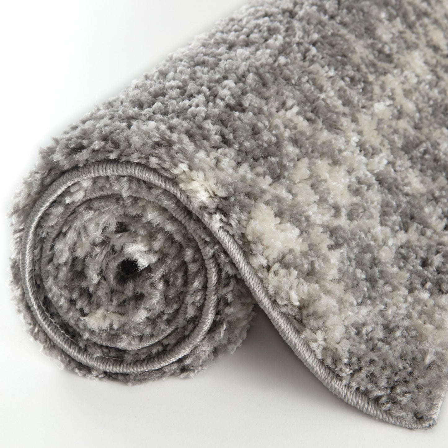 Moroccan Grey Shaggy Rug | 1010