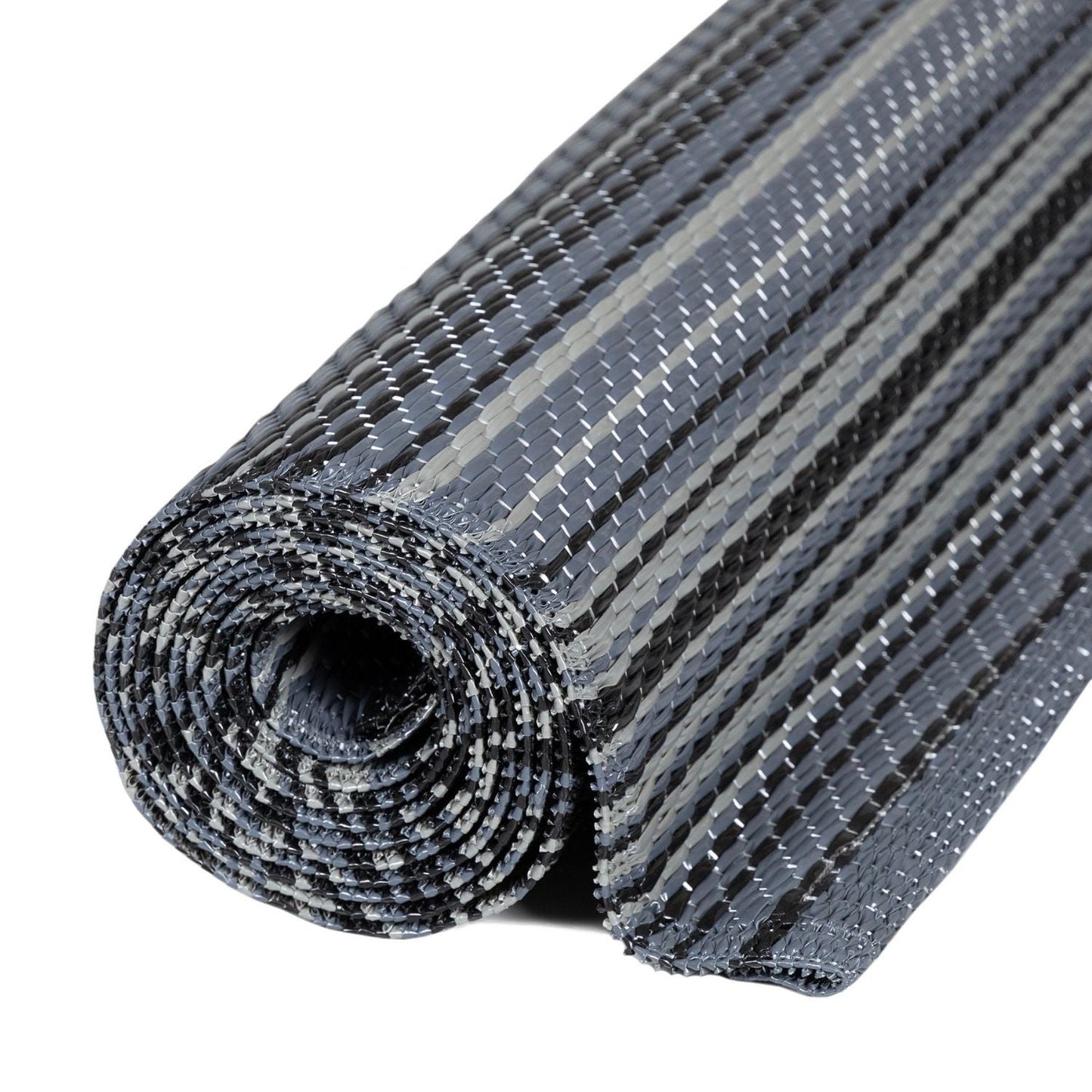 Rainbow Outdoor Rug Dark Grey | 1020