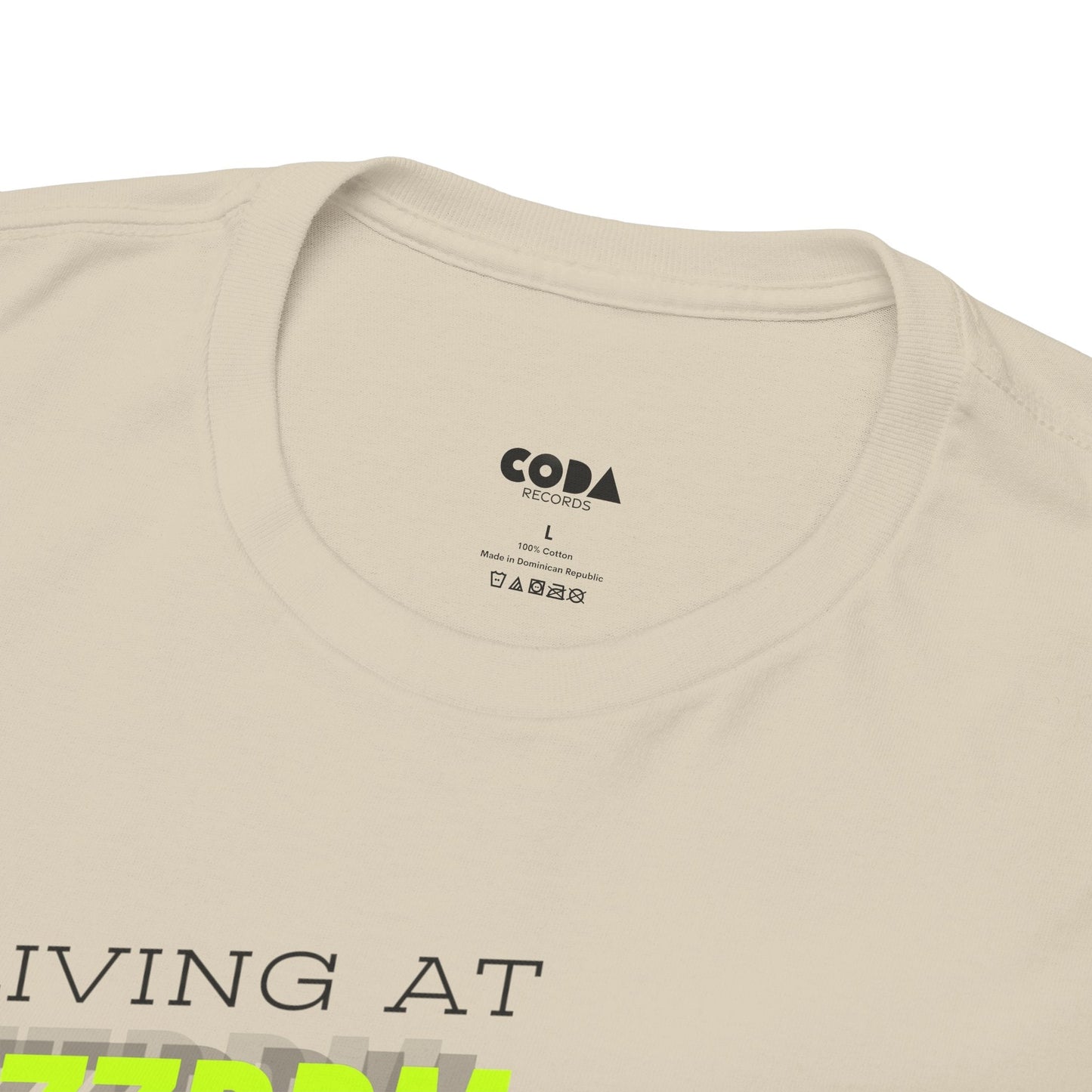 'Living at 33rpm' Flouro Men's T-Shirt