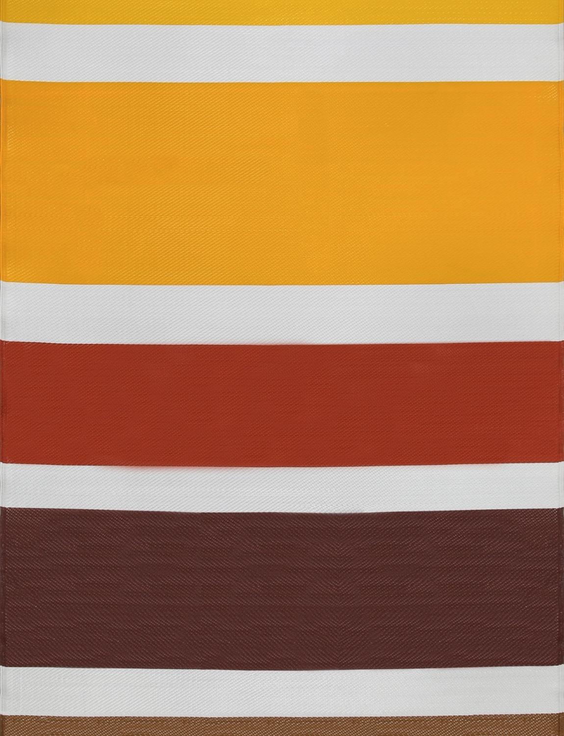 Rainbow Outdoor Rug Yellow | 1030