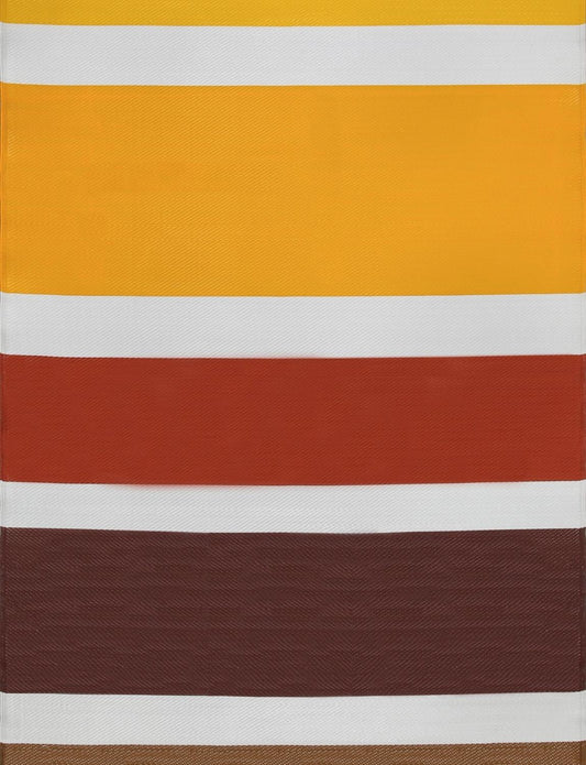 Rainbow Outdoor Rug Yellow | 1030