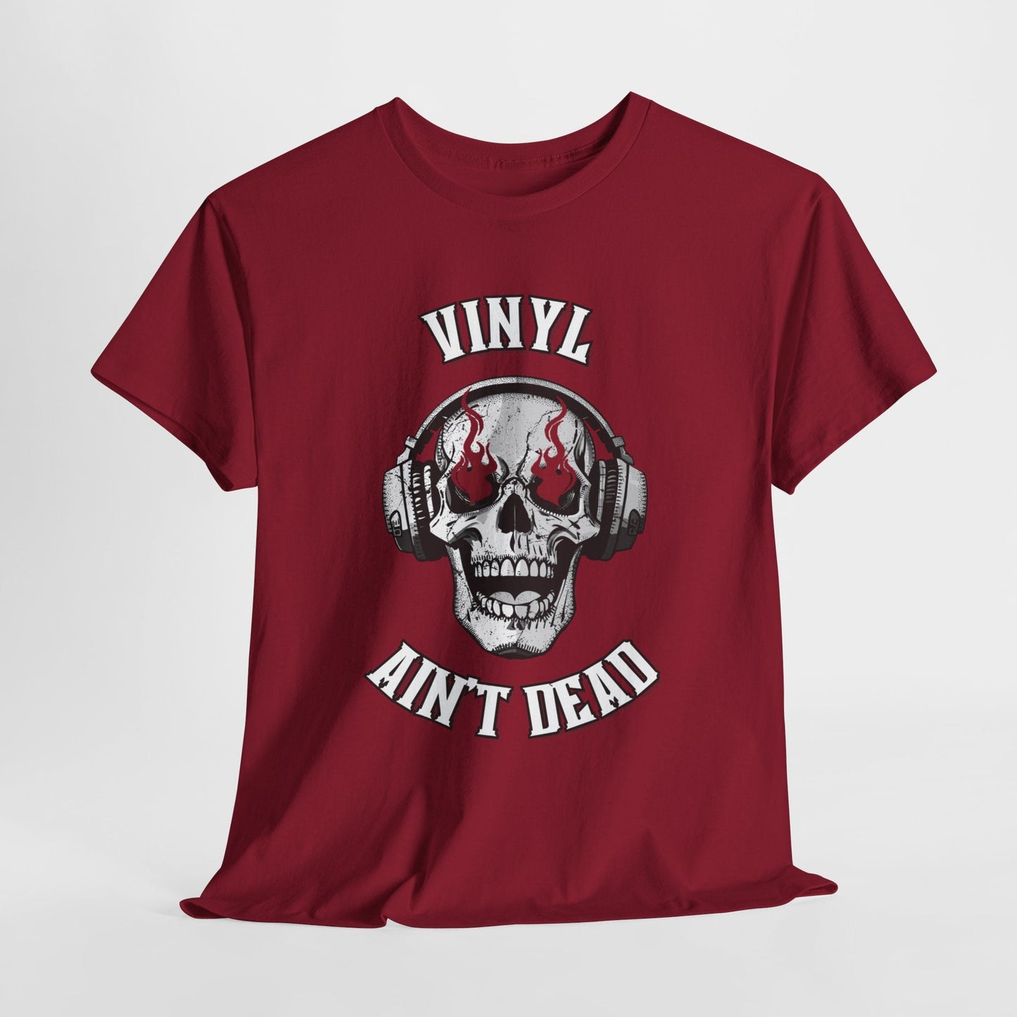 'Vinyl Ain't Dead' Skull Men's T-Shirt