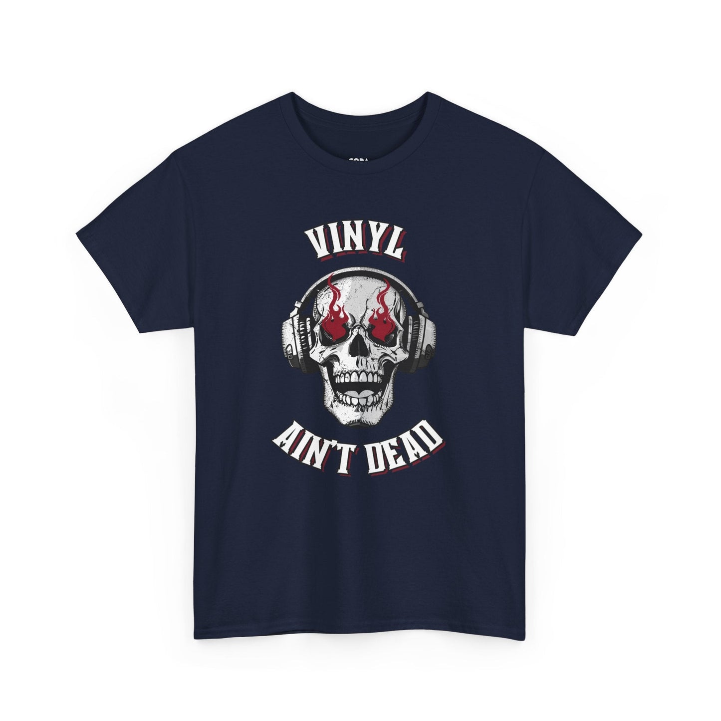 'Vinyl Ain't Dead' Skull Men's T-Shirt