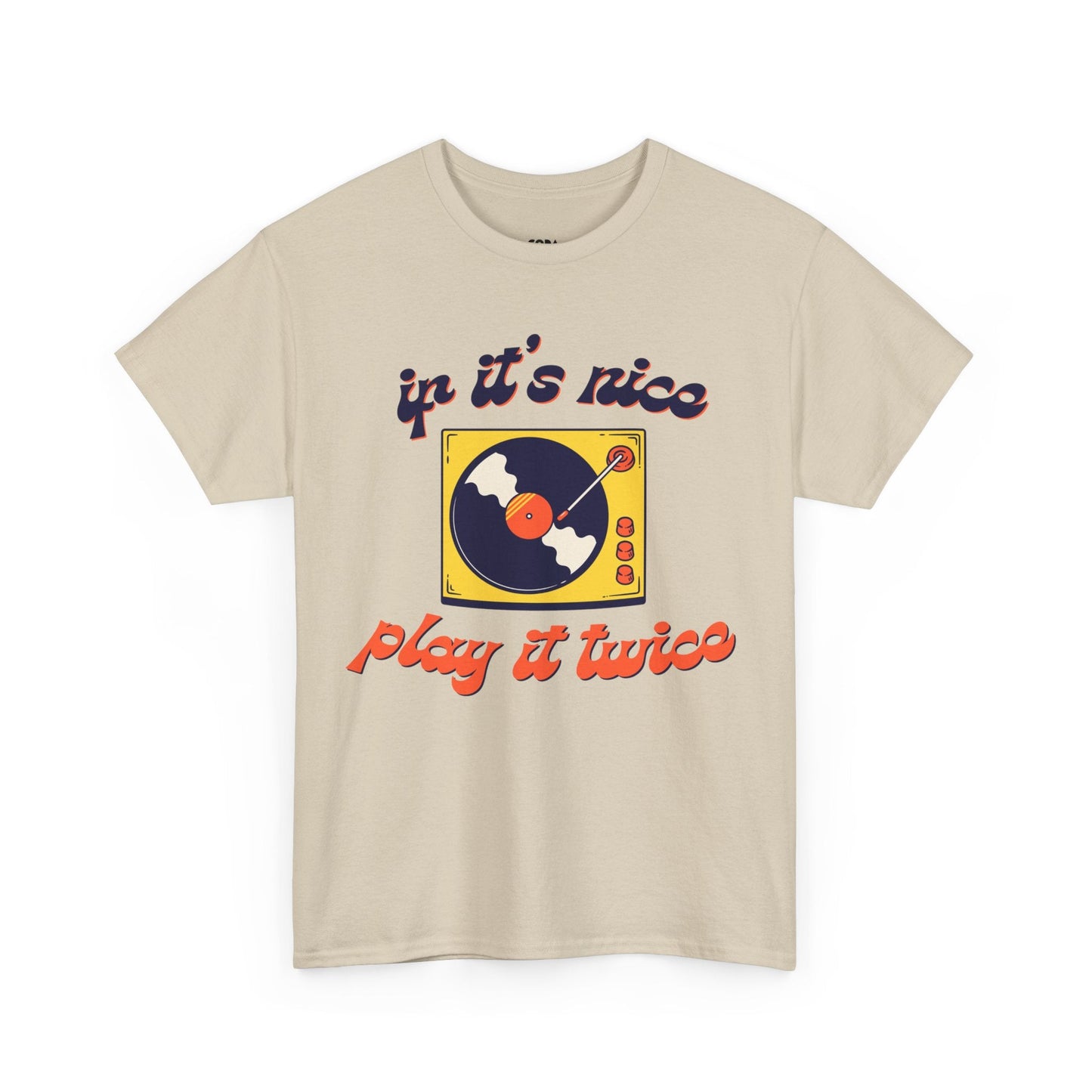 'If It’s Nice, Play It Twice' Vinyl T-Shirt