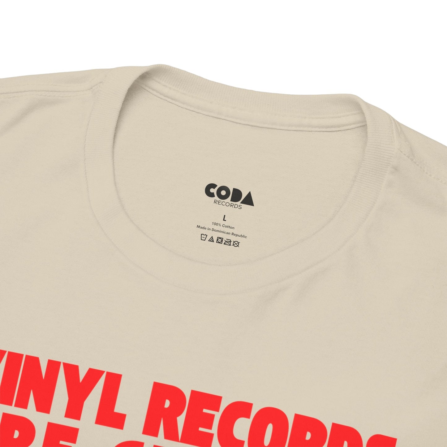 'Vinyl Records Are Groovy' Bold T-Shirt