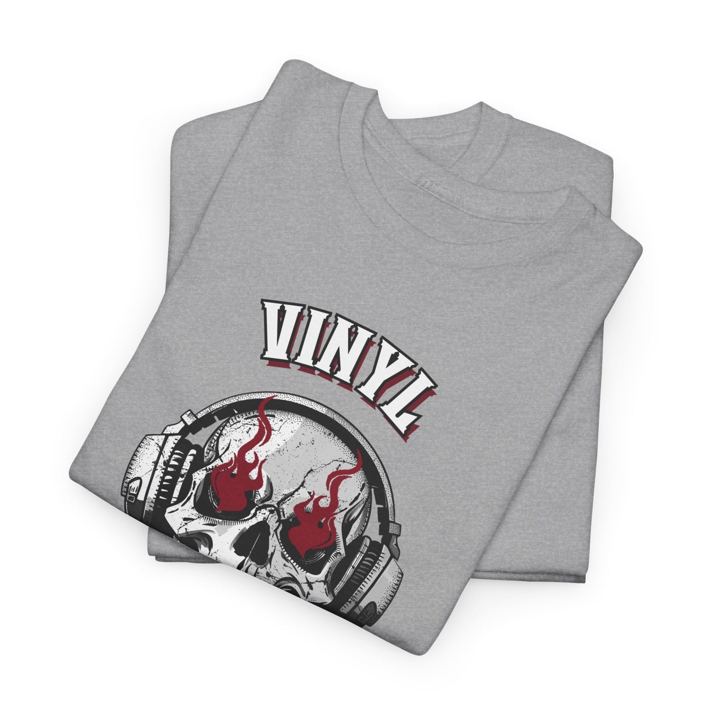 'Vinyl Ain't Dead' Skull Men's T-Shirt
