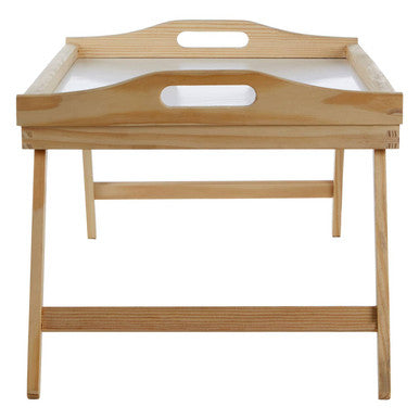 White Top Pinewood Bed Tray.