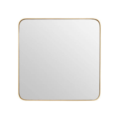 Tia Medium Gold Finish Square Wall Mirro