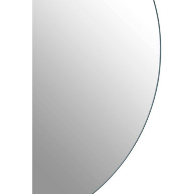 Athena Round Medium Black Wall Mirror