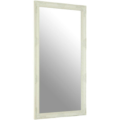 Andrey White And Brushed Gold Finish Wall Mirror