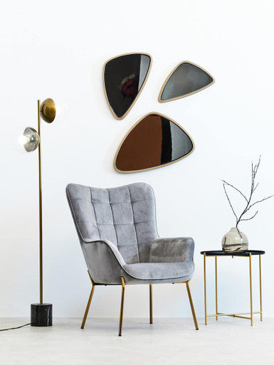 Torino Large Triangular Wall Mirror
