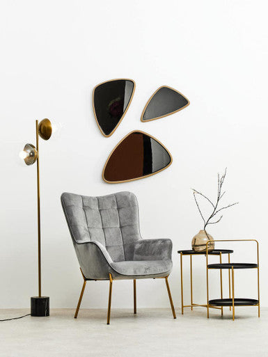 Torino Large Triangular Wall Mirror