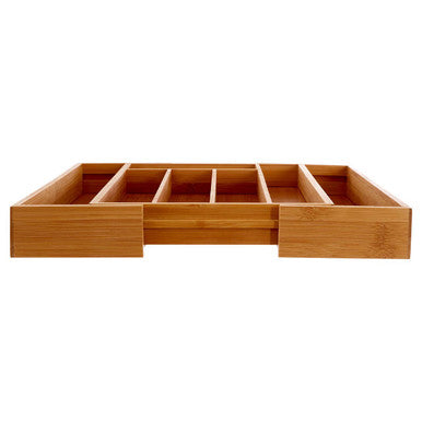 Aleki Bamboo Expandable Small Cutlery Tray