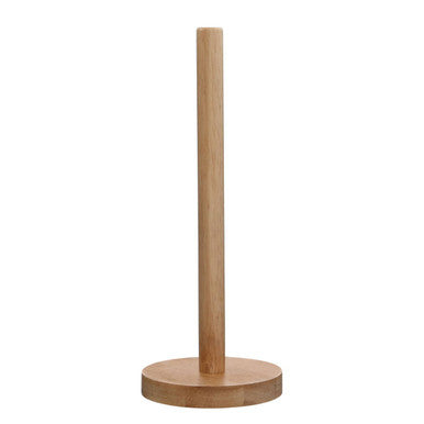 Soka Rubberwood Kitchen Roll Holder