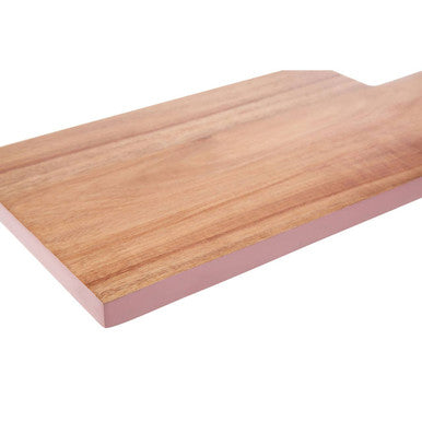 Socorro Rectangular Pink Edge Chopping Board
