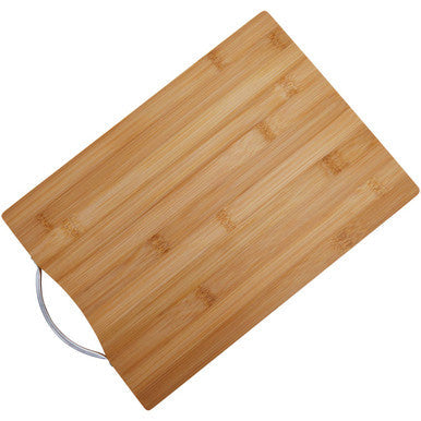 Aleki Medium Rectangular Bamboo Chopping And Serving Board With Handle