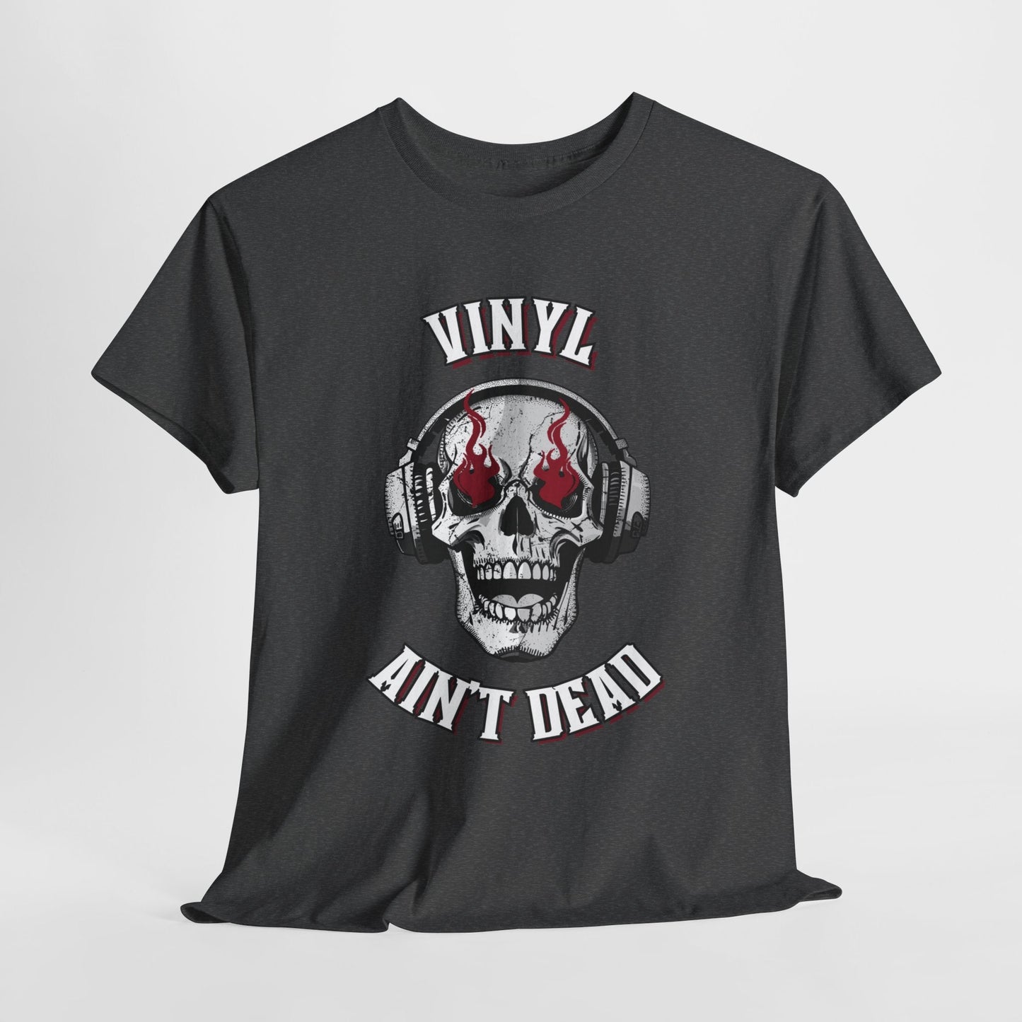 'Vinyl Ain't Dead' Skull Men's T-Shirt