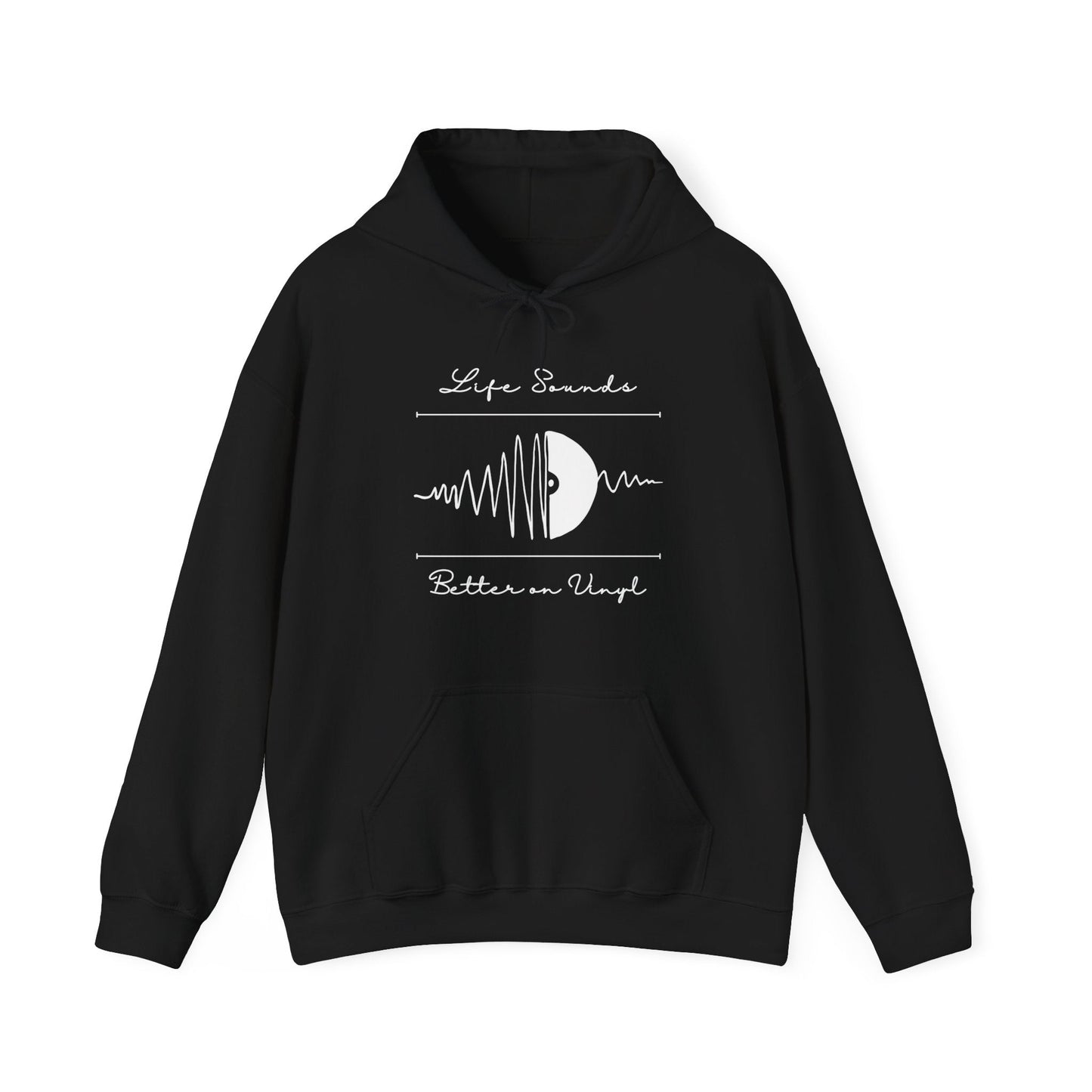 'Life Sounds Better on Vinyl' Men's Hoodie