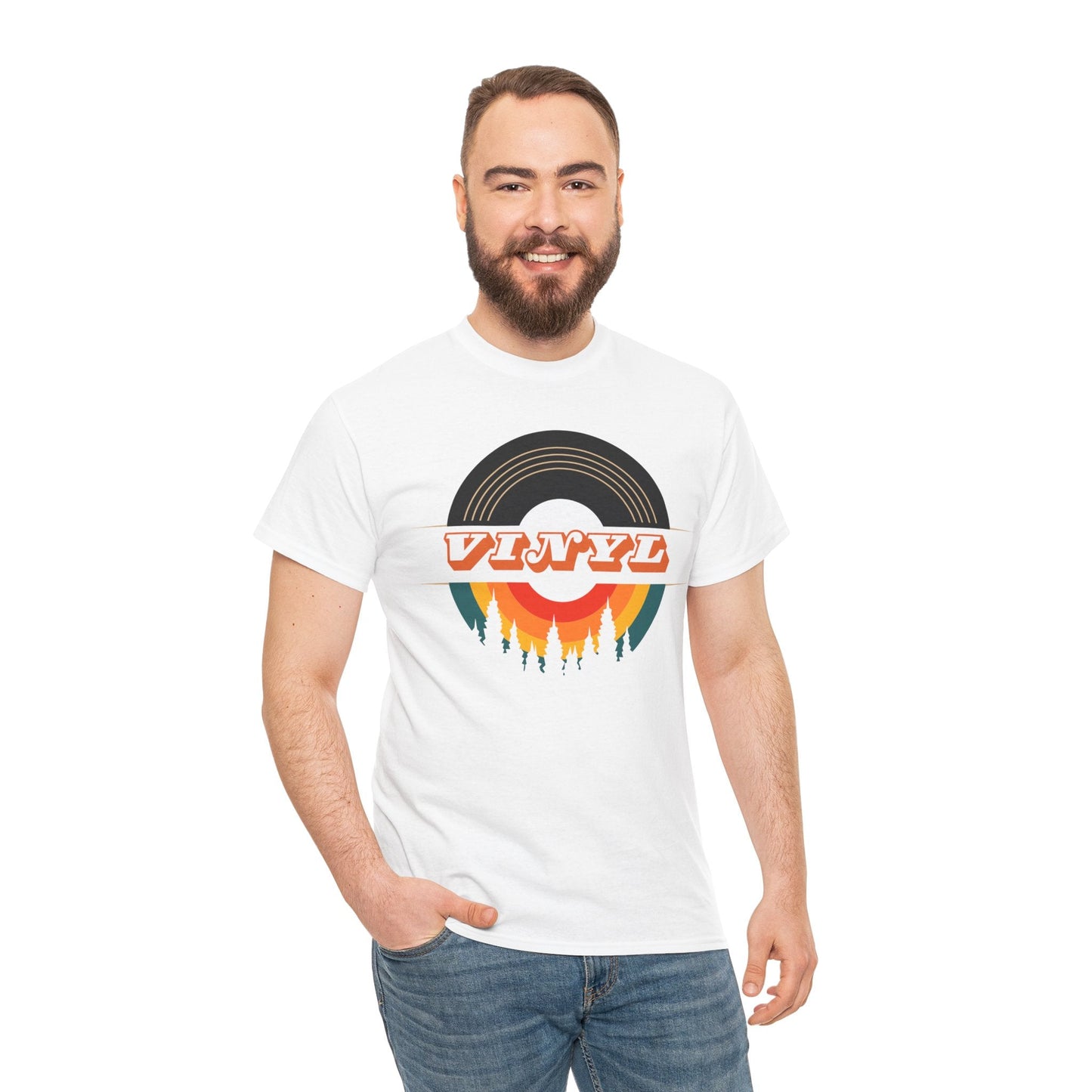 Vinyl Record Logo Men's T-Shirt