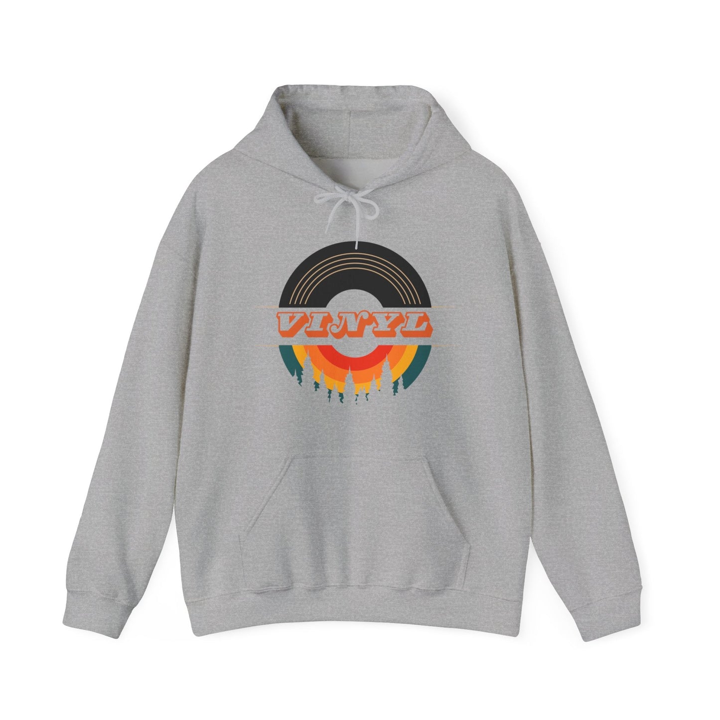 Vinyl Record Logo Men's Hoodie