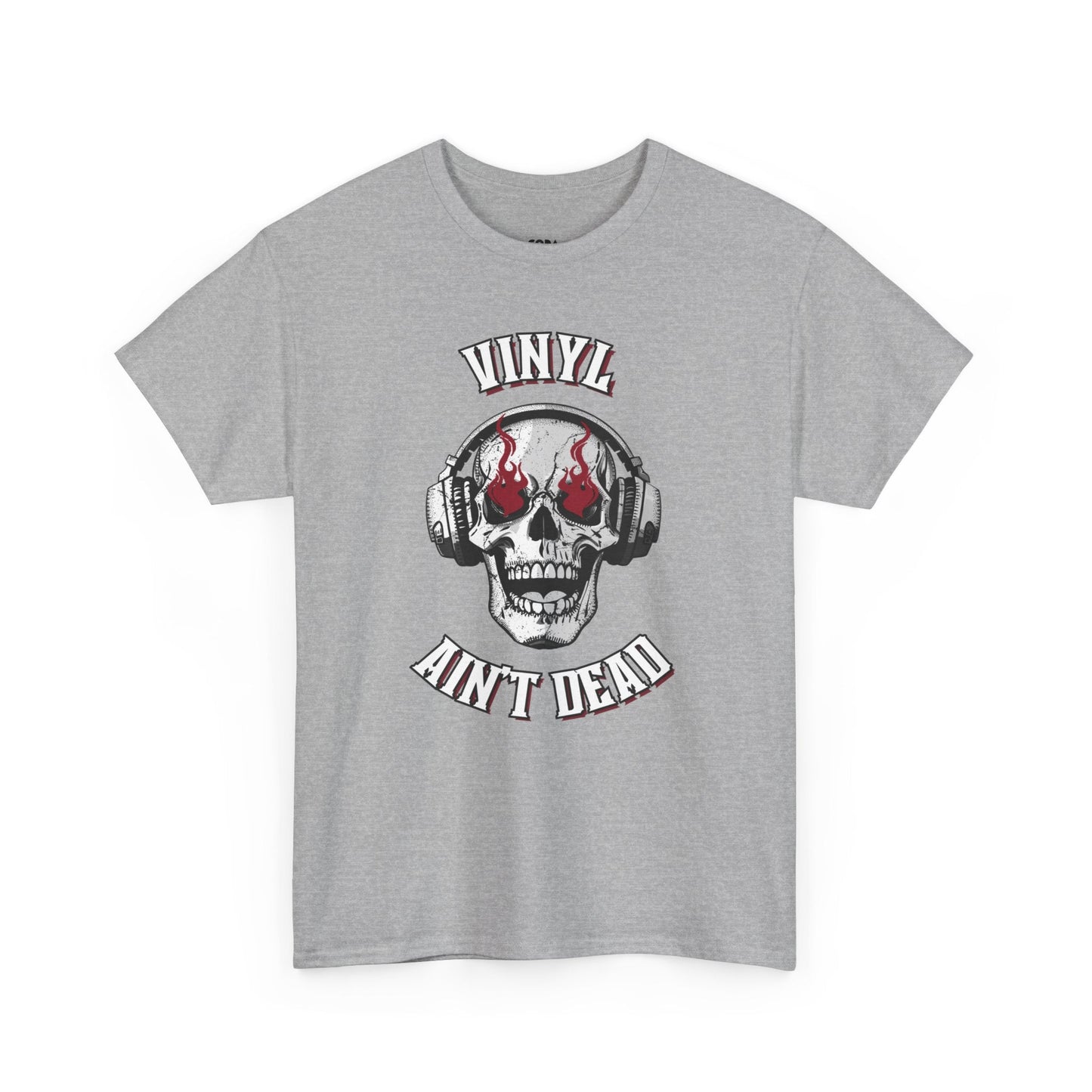 'Vinyl Ain't Dead' Skull Men's T-Shirt