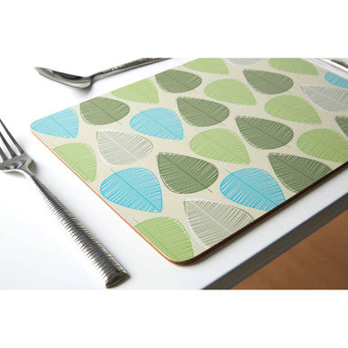 Green Leaves Set Of Four Besa Placemats