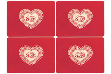 Home Sweet Home Set Of Four Cork Placemats