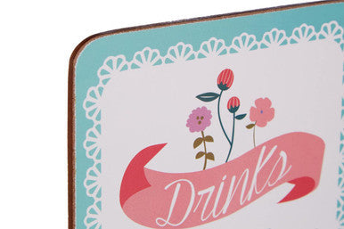 Set Of Four Amelie Cork Coasters