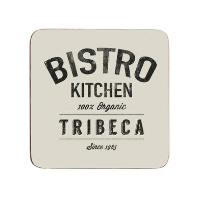 Bistro Set Of Four Square Coasters