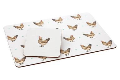 Set Of Four Mrs Henderson Cork Coasters