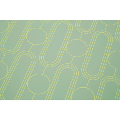 Frosted Deco Set Of 4 Green Placemats