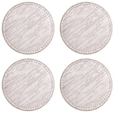 Knightsbridge Set Of 4 Round Coasters