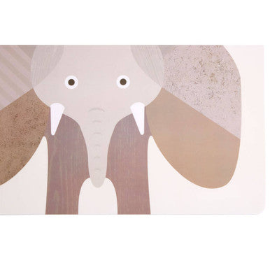 Effy Set Of 2 Elephant Placemat And Coaster