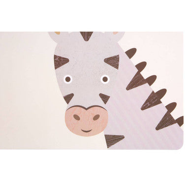 Effy Set Of 2 Zebra Placemat And Coaster