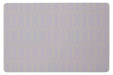 Frosted Deco Set Of 4  Lilac Placemats