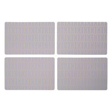 Frosted Deco Set Of 4  Lilac Placemats