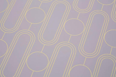 Frosted Deco Set Of 4  Lilac Placemats