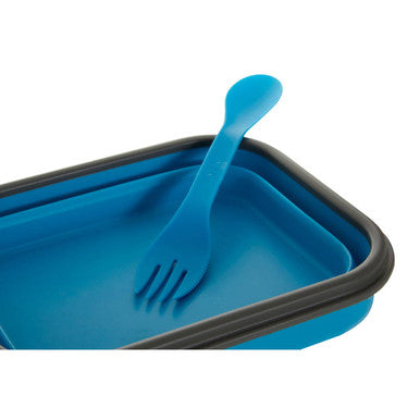 Grub Tub Blue Collapsible Lunch Box